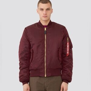 ALPHA INDUSTRIES Flight/Bomber Jacket Size Medium